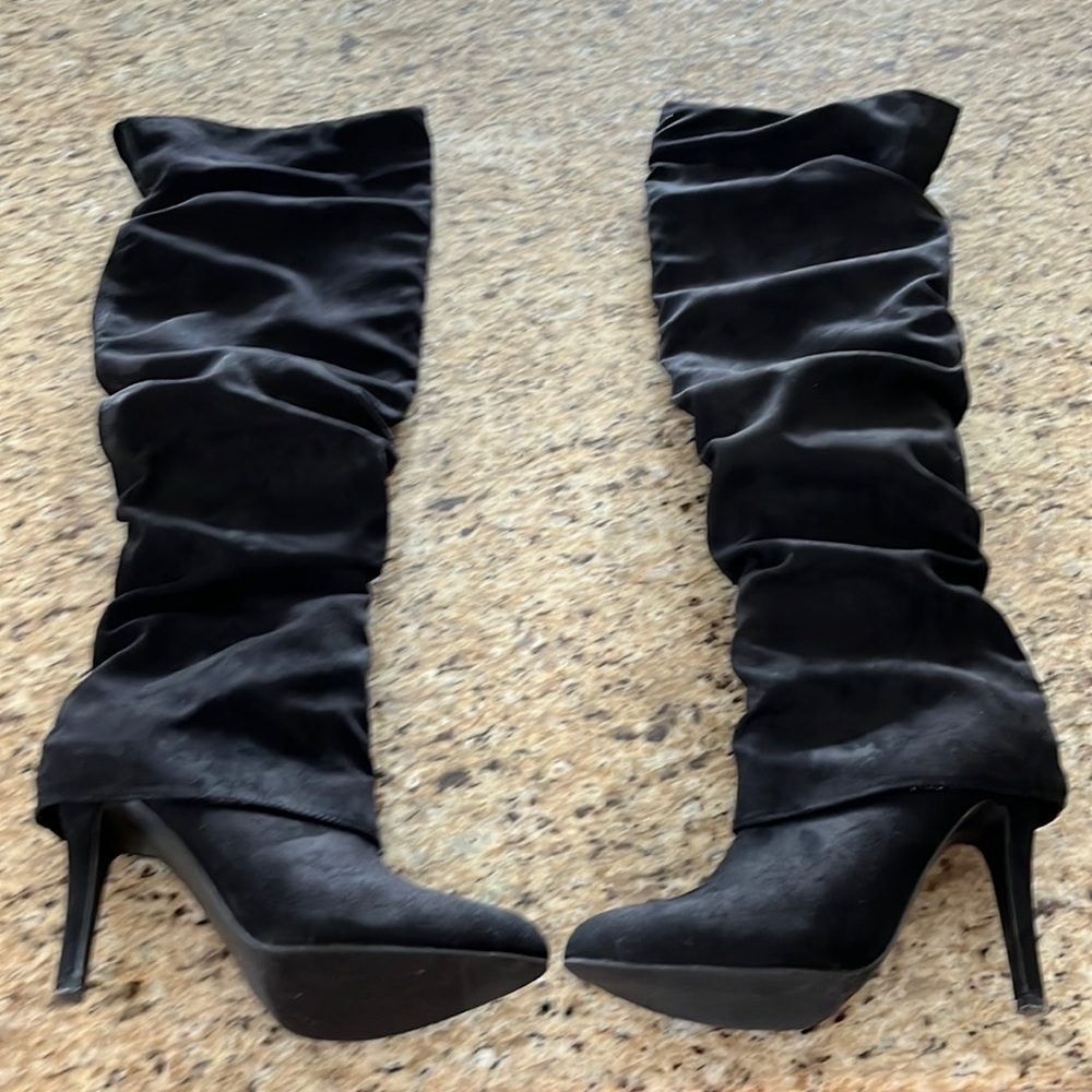 Nina over the knee suede boots